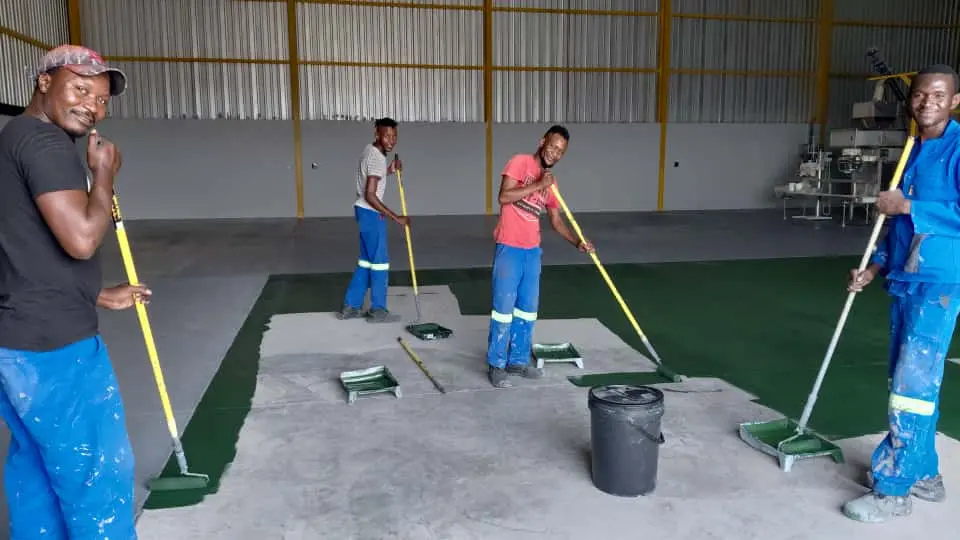Floor Coating Application 